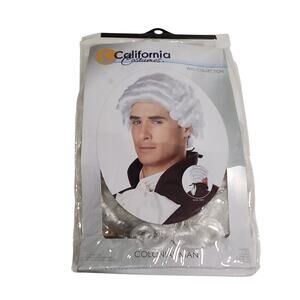 Colonial Man Wig California Costume White California Costume 70172 Wig Halloween
